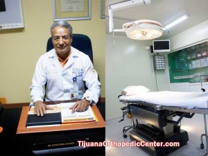 Dr. Eliseo Mora (left); Tijuana surgery center in Mexico (right)